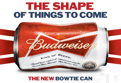 The New Bowtie Can - Budeweiser