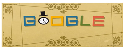 Google 映画タイトルを多数手がけたソウル・バス生誕93周年で、映画のオープニング風アニメーションロゴに！