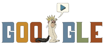 Google モーリス・センダック生誕85周年で、「かいじゅうたちのいるところ」や「まよなかのだいどころ」のアニメーションロゴに！