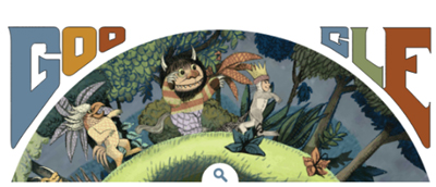 Google モーリス・センダック生誕85周年で、「かいじゅうたちのいるところ」や「まよなかのだいどころ」のアニメーションロゴに！