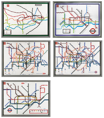 Lego Tube maps