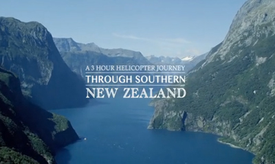 3 hours in a helicopter flying around Southern New Zealand with a EPIC in a SHOTOVER.