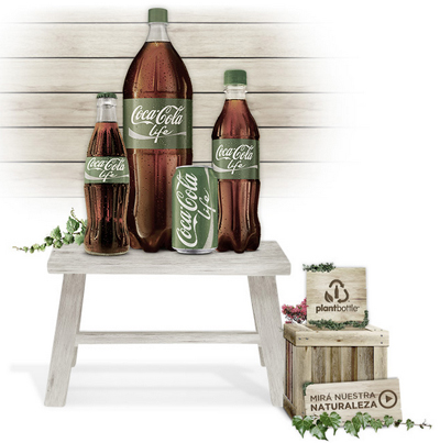 Coca-Cola Life Primer Beso