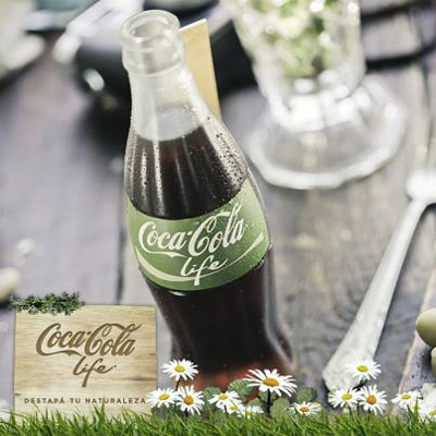 Coca-Cola Life Primer Beso