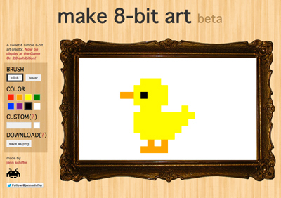 make 8-bit art, or else!