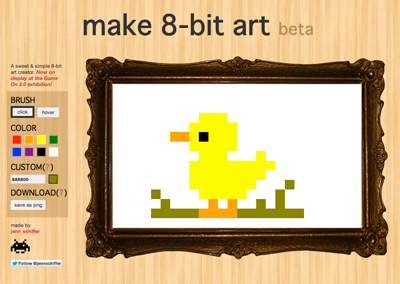make 8-bit art, or else!