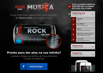 Coca-Cola Zero Música