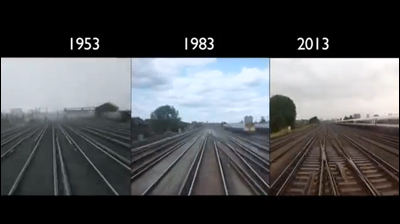 London to Brighton Train Journey: 1953 - 2013