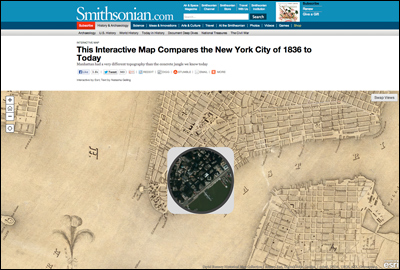 This Interactive Map Compares the New York City of 1836 to Today