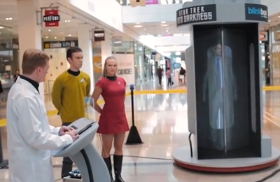 Star Trek Teleportation Stuns Shoppers