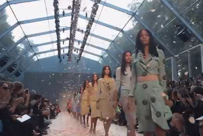 Burberry Prorsum Womenswear S/S14 - shot entirely with iPhone 5s