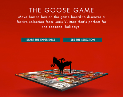 Louis Vuitton Presents The Goose's Game for the Holidays