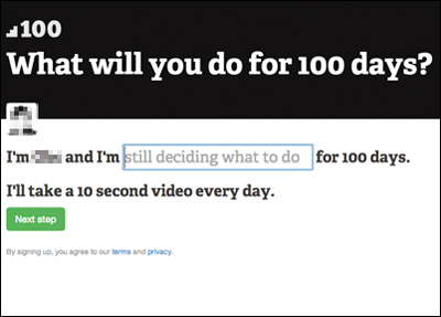 100: Practice something for 100 days