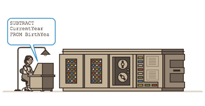 Google COBOL言語を開発した女性プログラマーのグレース・ホッパー生誕107周年で、UNIVAC Iを操作する女性のアニメーションロゴに！