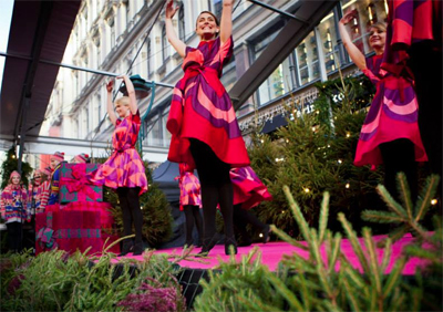 Marimekko's Holiday Season Celebration in Helsinki