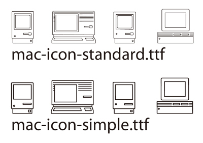 mac-icon font