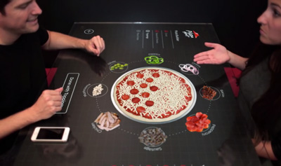 Pizza Hut + Chaotic Moon Studios Interactive Concept Table