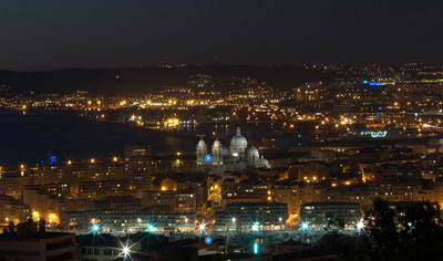 Google Night Walk in Marseille