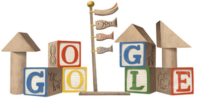 Google こどもの日を記念して積み木とこいのぼりのロゴに！