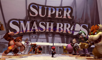 Super Smash Bros. - Mario Jumps into Battle! (Wii U & Nintendo 3DS).