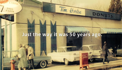 Tim Hortons travels back to 1964 #Tims50th