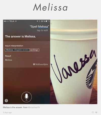 Siri vs. Starbucks