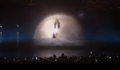 THE OFFICIAL RALPH LAUREN 4D HOLOGRAPHIC WATER PROJECTION