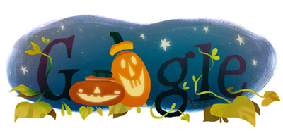 Google ハッピーハロウィンで、リロードすると変わるアニメーションロゴに！