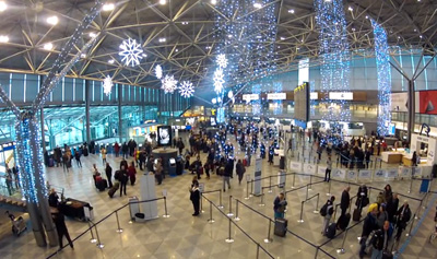 Christmas arrived at Helsinki Airport