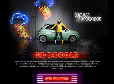 Fiat 500 Neon App