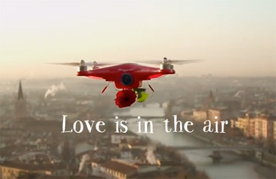 Love is in the air: #cupidrone
