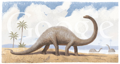 Google 恐竜画、古生物画家ズデニェク・ブリアン生誕110周年記念ロゴに! 110. výročie narodenia Zdeňka Buriana