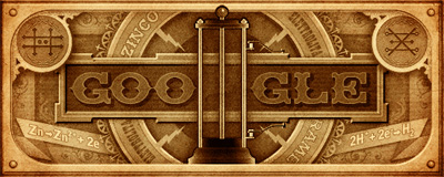Google 電圧の単位の由来となったアレッサンドロ・ボルタ生誕270周年記念ロゴに！