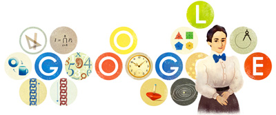 Google ドイツ出身の数学者アマーリエ・エミー・ネーター生誕133周年ロゴに！