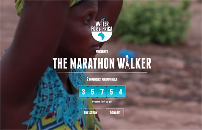 Water For Africa - The marathon walker