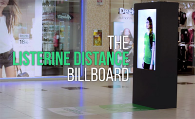 The Listerine Distance Billboard