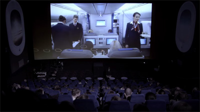 LOT Business Class // Ambient in the cinema