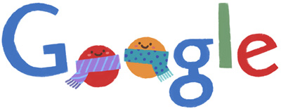 Google 夏至の日でアイスキャンディーのGIFアニメに！南半球は冬至の日ロゴに！