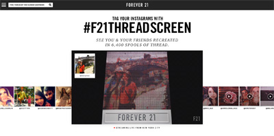 Forever 21 Thread Screen