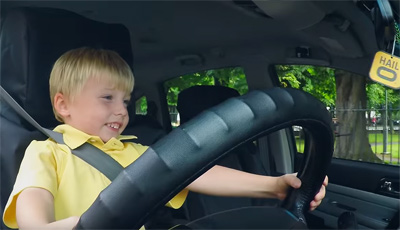 Say Hailo to the 3 year old taxi driver…