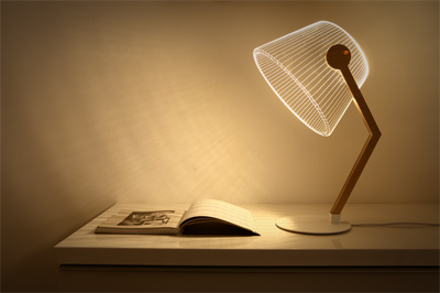 3D optical illusion lamp