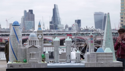 London Skyline Papercraft