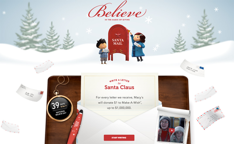 The Macy's Wish Writer