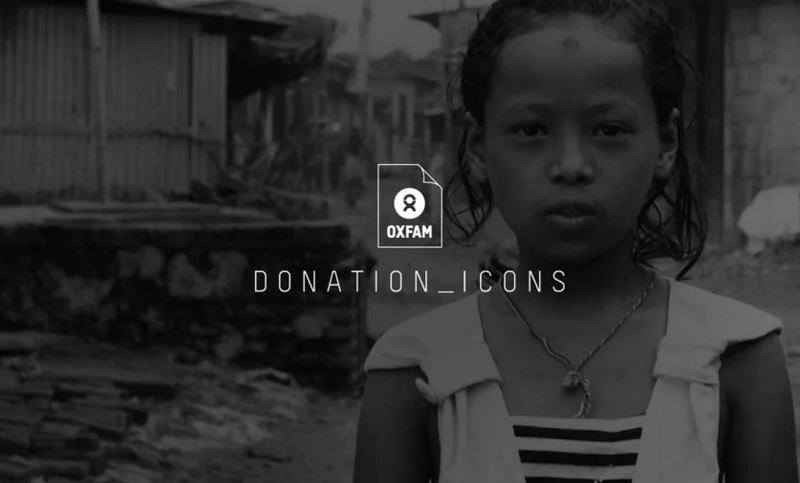 Oxfam Donations Icons