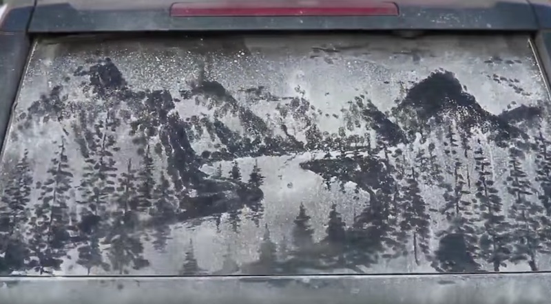 Beauty in Dirt, art experiment from Jeep