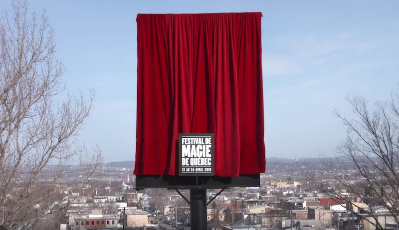 Quebec City Magic Festival - The Mysterious Billboard
