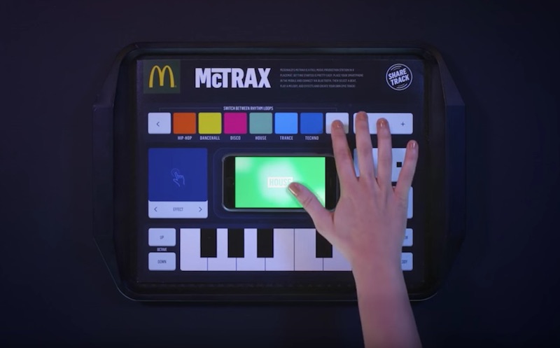 McDonald’s McTrax: Play the Placemat
