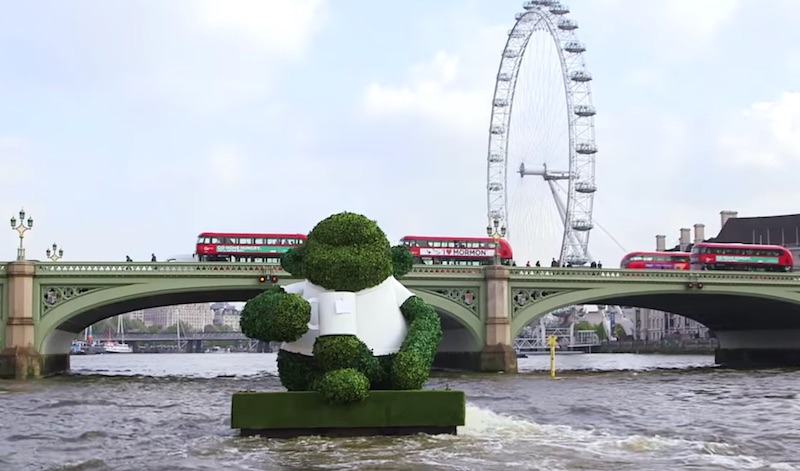Green Tea Monkey On The Thames