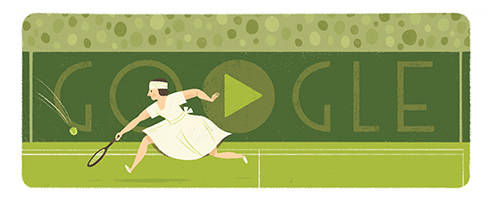 Google フランス出身のテニスプレイヤー、スザンヌ・ランラン生誕117周年記念ロゴに！