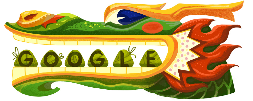 Google 端午節快樂！香港ドラゴンボートフェスティバルロゴに！